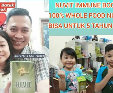 NUVIT IMMUNE BOOSTER 100% WHOLE FOOD NUTRITION WITH CO FACTOR PEPTIDE