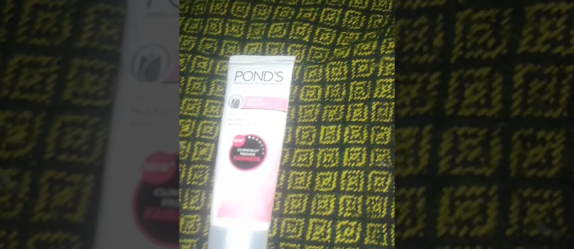 Pond's White Beauty spotless fairness face wash advanced vitamin b3+formul  review India no.1 braind