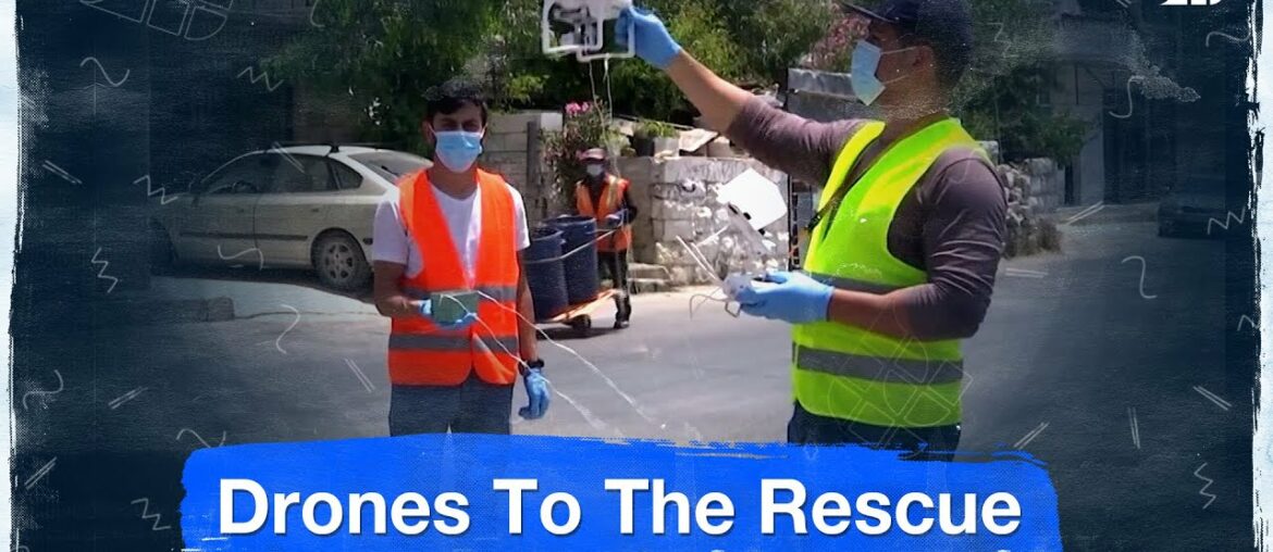 Believe it or not Palestinians are using drones to deliver vitamins to COVID19 patients in West Bank