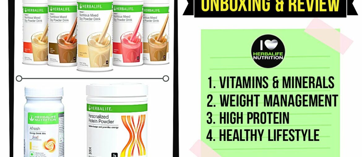 Herbalife Formula 1 & Afresh | Vitamins & Minerals | Weight Management #bodybuilding #Proteinpowder