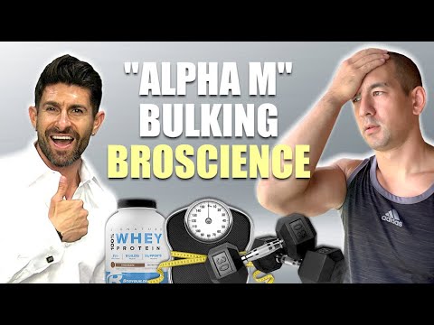 "Alpha M" Teaches You How NOT To Lean Bulk (DON'T DO THIS!)