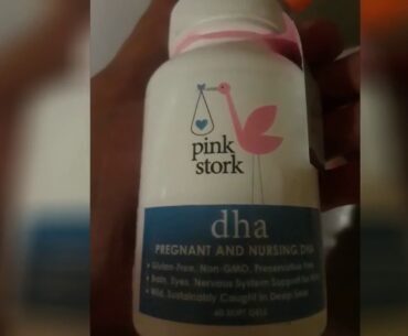 Pink Stork DHA: Prenatal DHA Multivitamin, Enhances Baby’s Brain + Nervous System Development,...