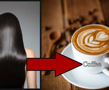 Use Hair Packs Of Coffee, Castor Oil, Coconut Oil And Vitamin ‘E’ - For Black And Silky Hair.