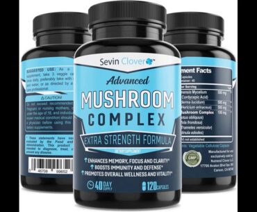 Mushroom Supplement Lions Mane Cordyceps - Organic Comprehensive Support for a Robust and Resil...