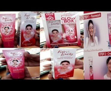 Fair & Lovely Advance Multi Vitamin Fairness Cream | Fair & Lovely Face Wash insta Glow With Fairnes