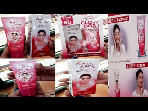 Fair & Lovely Advance Multi Vitamin Fairness Cream | Fair & Lovely Face Wash insta Glow With Fairnes