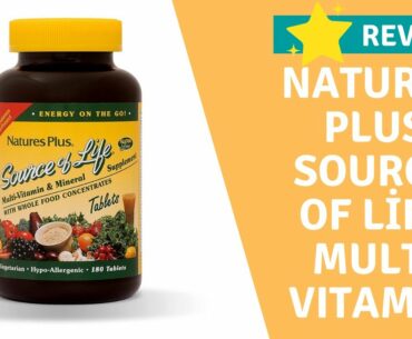 NaturesPlus Source of Life Multivitamin - Whole Food Nutritional Supplement 60 Servings Overview