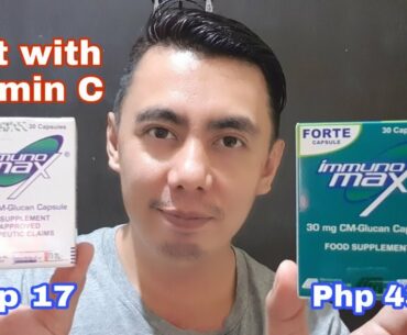 A NURSE REVIEWS IMMUNOMAX FORTE CM-GLUCAN 10MG/ 30MG CAPSULE | BEST WITH VITAMIN C, REAL TALK REVIEW