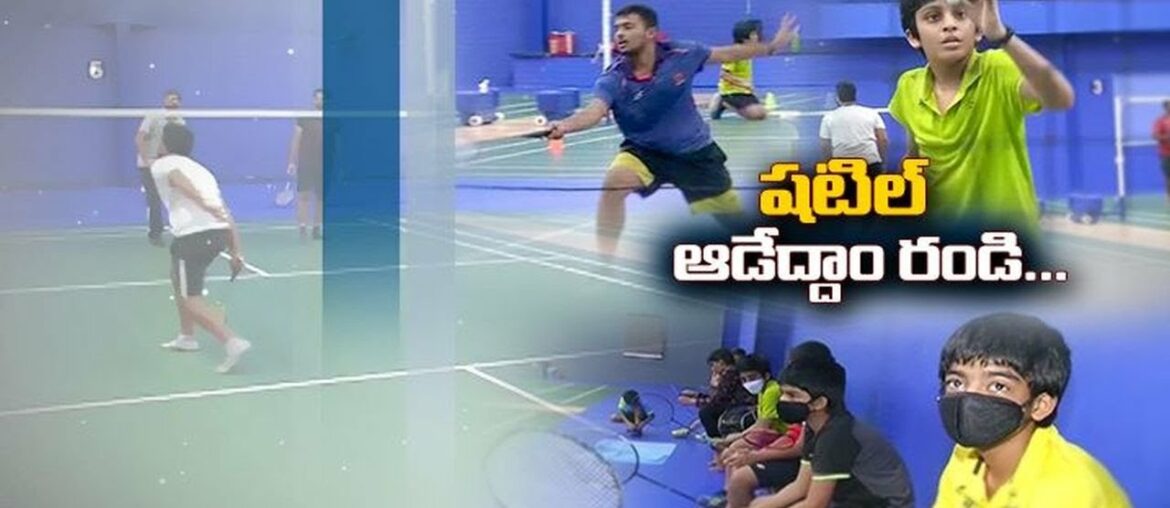 Parents & Students Turns Up to Shuttle Badminton | to Help Enhance Immune System | at Vijayawada