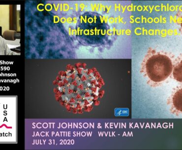 COVID-19:  New Studies, Hydroxychloroquine Does Not Work & Infrastructure Needed To Open Schools