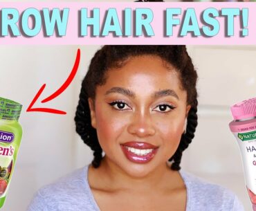 BEST HAIR GROWTH VITAMINS/SUPPLEMENTS FOR FASTER, THICKER HAIR GROWTH FAST! (THESE ACTUALLY WORK!)