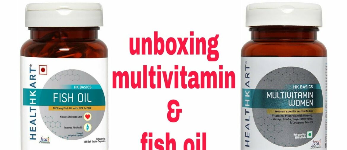 Healthkart multivitamin and fish oil unboxing , is it good are bad ? | IBRAHIM VOHRA