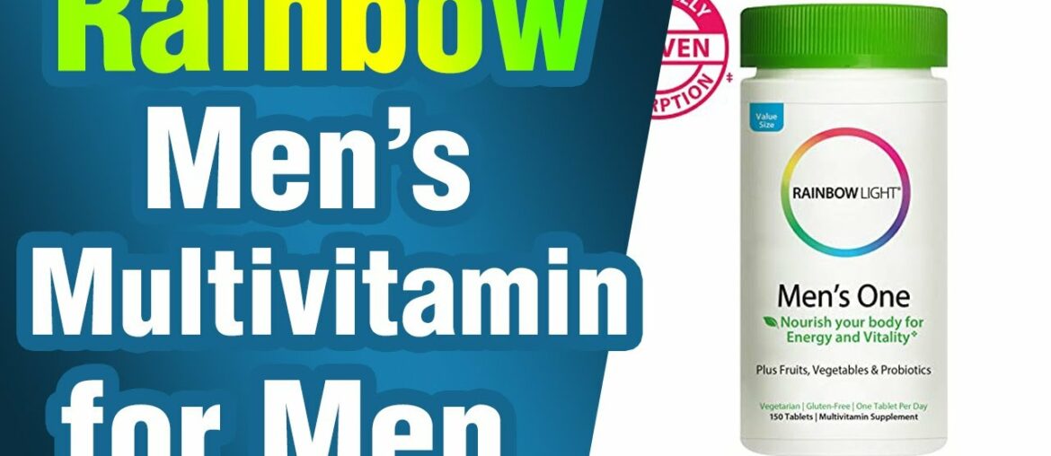 Rainbow Light Men’s One High Potency Multivitamin for Men, with Vitamin C and Zinc for Imm