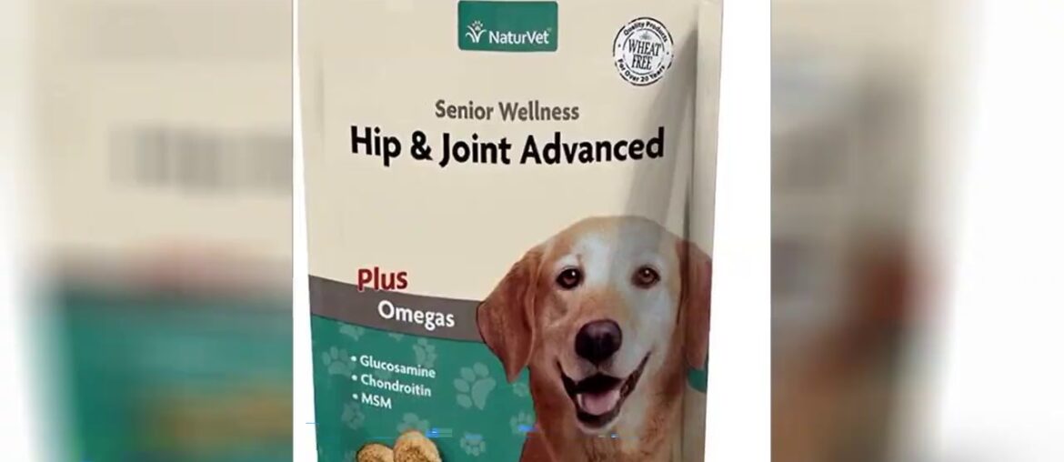 Senior Wellness Hip & Joint Soft Chew Supplement for Dogs with Omegas for Advanced Joint Suppor...