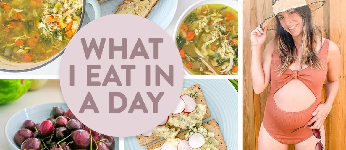 WHAT I EAT IN A DAY WHILE PREGNANT | Second Trimester