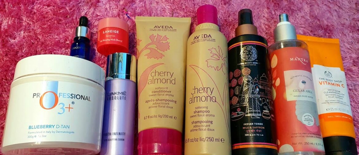 Expensive skincare haircare that I like | RARA | vitamin C | aveda | lakme | mantra | luneige|o3+