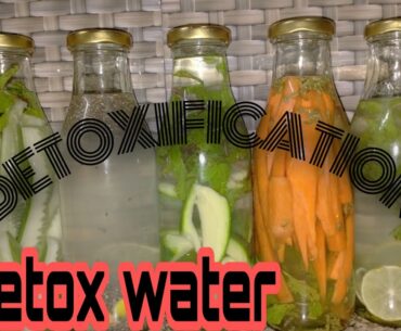 6 Detox water for weight loss|Detox water  to lose Belly fat | clean and detox body | Hindi |