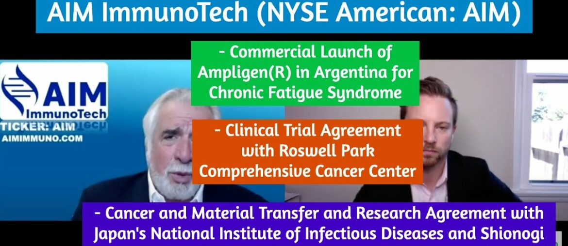 AIM ImmunoTech on Commercial Launch in Argentina for Chronic Fatigue and COVID-19 Clinical Trials