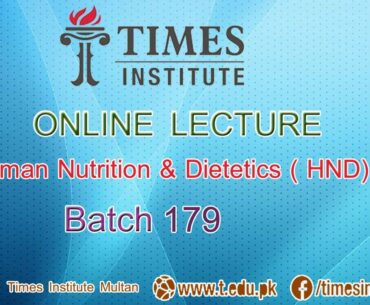 Vitamins and Minerals in Nutrition Lecture 17 (Human Nutrition & Dietetics 179)