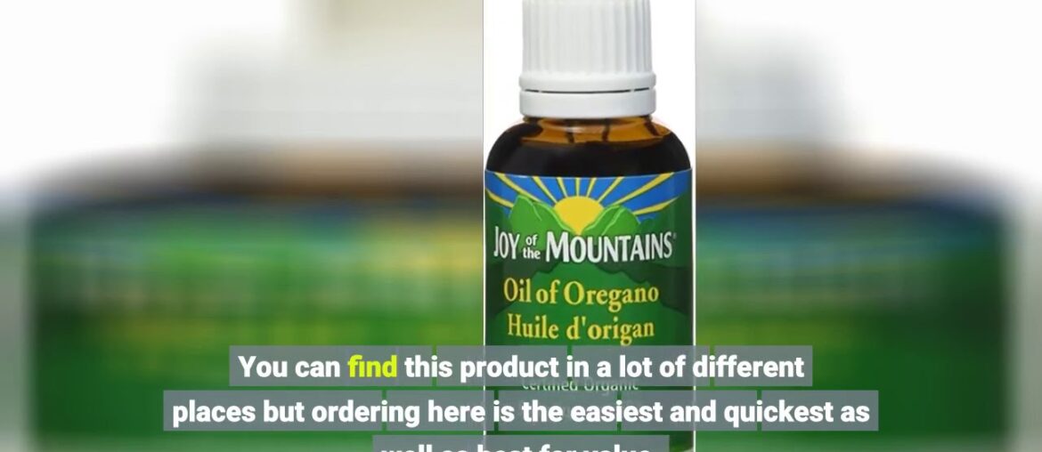 Joy of the Mountains 100% Wild Organic Oregano Oil - 30 milliliter