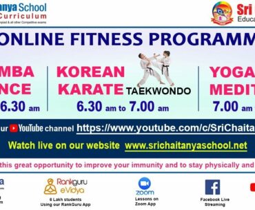 Online Korean Karate (Taekwondo) Class Episode -9 || Sri Chaitanya Educational Institutions