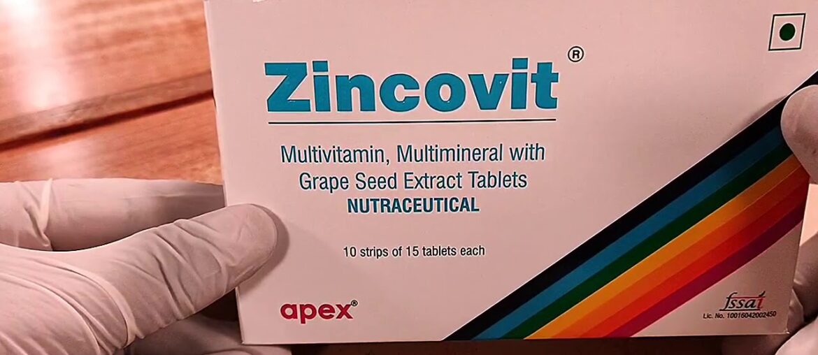 Zincovit tablet|| Multi- vitamins||multi-minreals||Nutritional supplements||immunity booster||