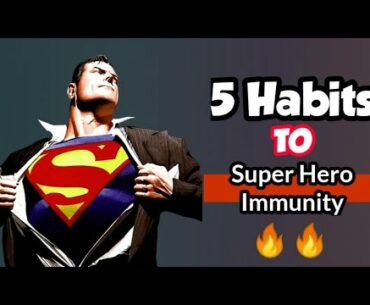 5 Habits To Achieve Superhero Immunity Hindi | How To Boost Your Immune System | Satyam Shukla