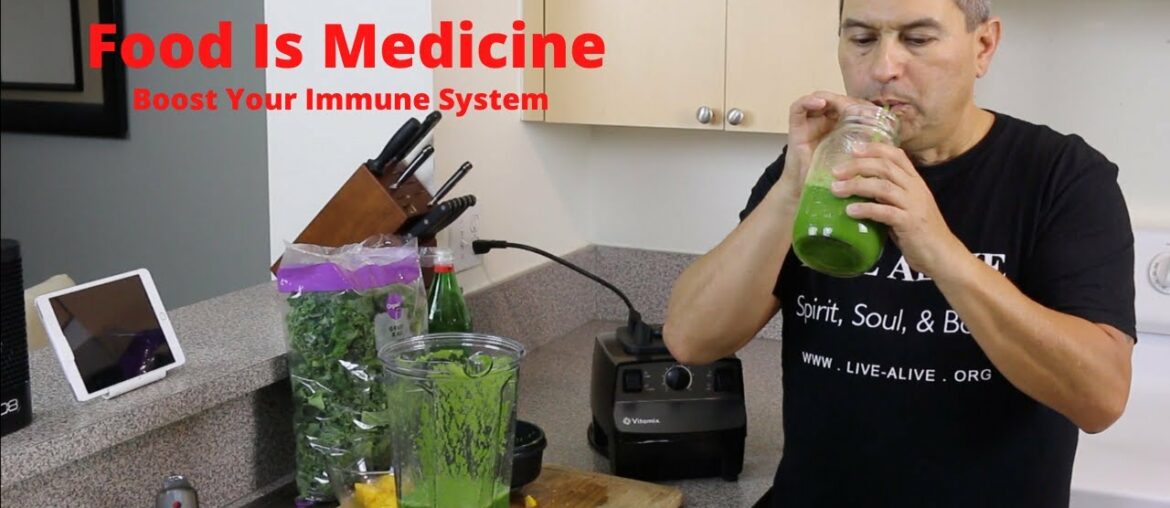 Nutrient Dense Green Smoothie ( Boost Your Immune System )