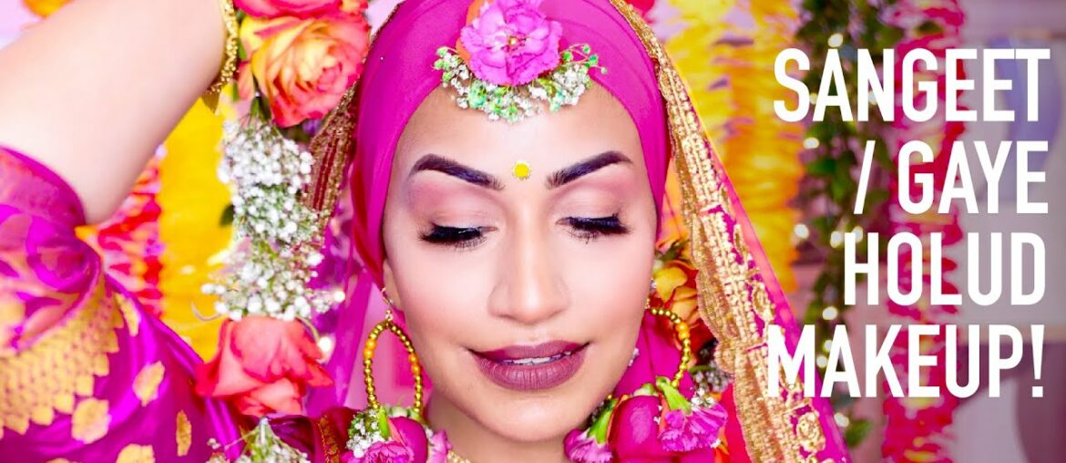 SANGEET / GAYE HOLUD MAKEUP TUTORIAL | Wedding Makeup Series | MODEST STREET