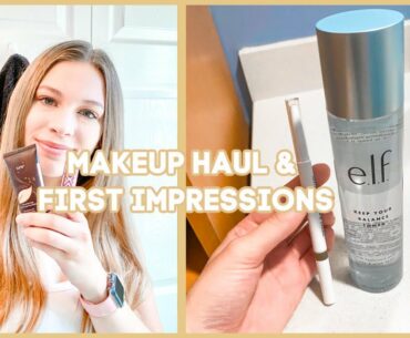 TARTE & TARGET HAUL (First Impressions) | New Makeup, Accessories, Vitamins, & MORE