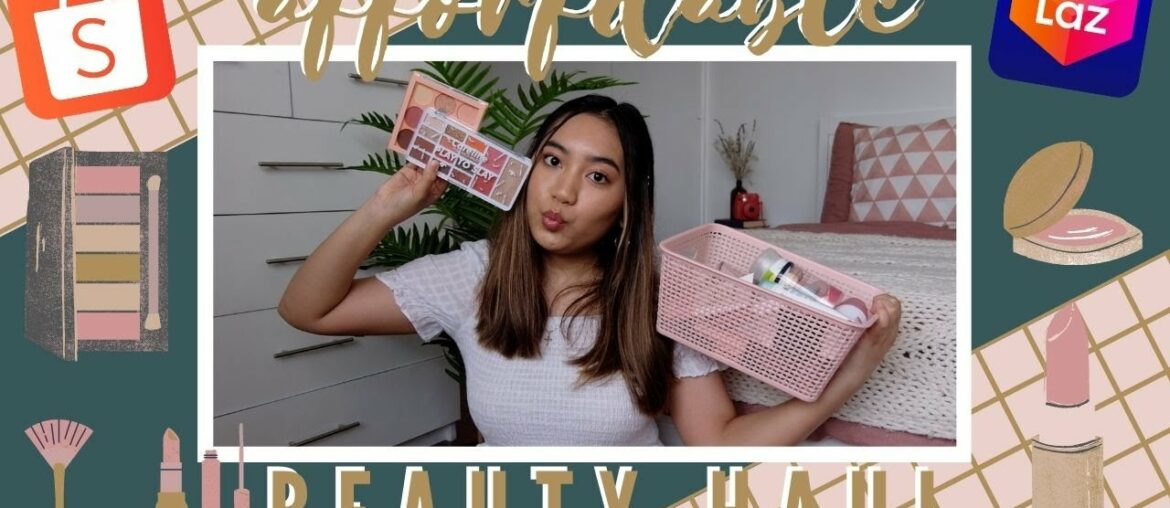 Affordable Beauty and Makeup Haul PH (Lazada+Shopee) | Mich Adraincem