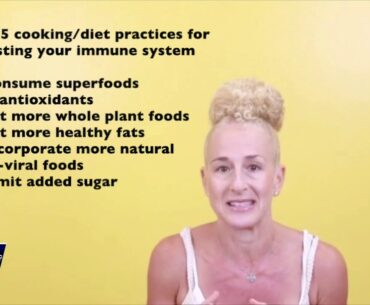 Vegan chef Elyce Jacobson shares her Top 5 Tips to boost the immune system