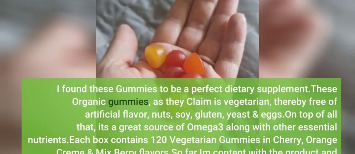 Review: Daily Organic Gummy Kids Multivitamin: Vitamin C, D3 & Zinc for Immunity, Biotin, Omega...