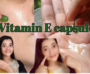 Vitamin E oil skin treatment | Get beautiful, spotless,glowing skin | Your complaint My Solution