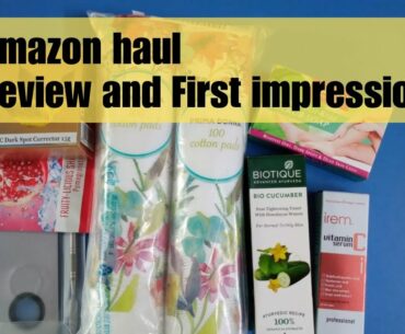 Amazon Haul | Biotique bio cucumber toner review, Irem Vitamin C serum, Vaadi soap and more