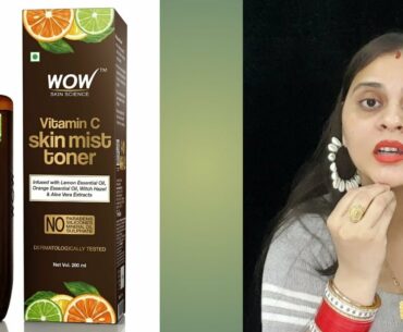 WOW Skin Science Vitamin C Skin Mist Toner | Honest review | hindi | Vimpilicious beauty