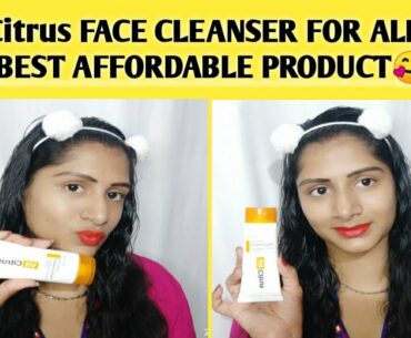 VIT - Citrus VITAMIN C SKIN MOISTURIZING FACE CLEANSER REVIEW!! Komal fashionable beauty hub!!