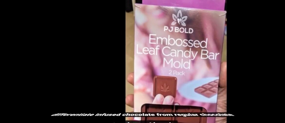 Marijuana Leaf Chocolate Bar Silicone Candy Mold Trays, 2 Pack