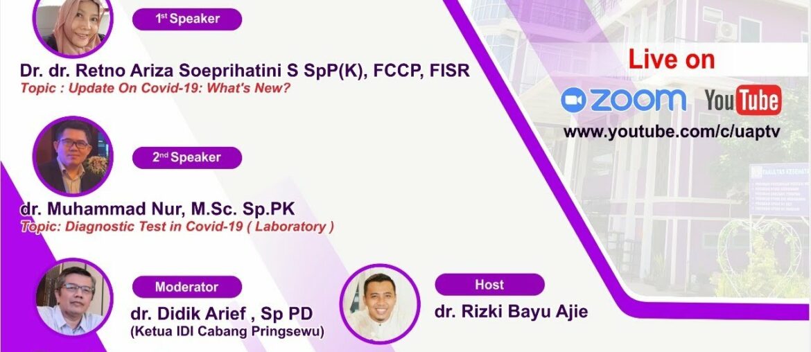 Webinar IDI Cabang Pringsewu "Update On Covid-19" - UAP TV