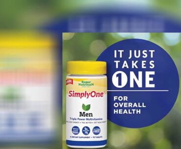 SuperNutrition, SimplyOne Multi-Vitamin for Men, Iron-Free, High-Potency, One/Day Tablets, 30 D...