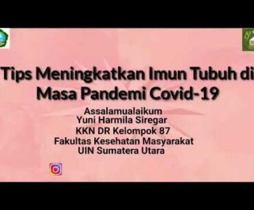 Tips Meningkatkan Imun Tubuh di Masa Pandemi Covid 19