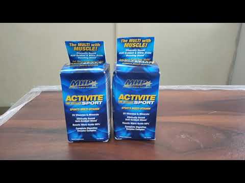 MHP Activite Sport Multi vitamin Review | Time Released Sports Multi vitamin