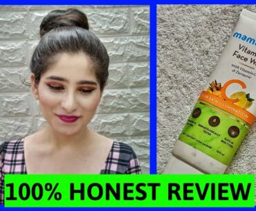 Mamaearth Vitamin C facewash (2020) | 100% honest review with pros and cons | The Kaur Blog TV