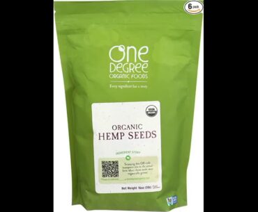 Foods Alive Organic Toasted Hemp Seeds With Sea Salt, 12 Ounce Bags (Pack of 6)