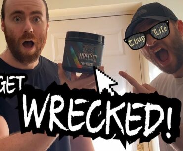 STIM JUNKIES UNITE | WRECKED PRE WORKOUT REVIEW | HUGE SUPPLEMENTS