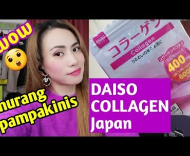 DAISO COLLAGEN review | Murang Collagen na Pampakinis | Murang Skin Whitening Supplement | Vitamin C