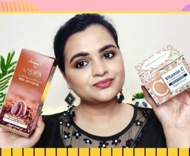 NEW * St. BOTANICA ROBUSTA COFFEE PEEL OFF MASK || VITAMIN C BRIGHTENING NIGHT CREAM || REVIEW