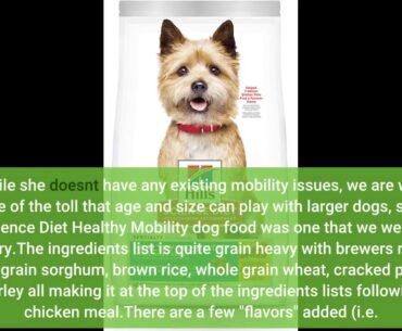 Hills Science Diet Adult Healthy Mobility Large Breed Chicken Meal, Rice & Barley Dry Dog Food...