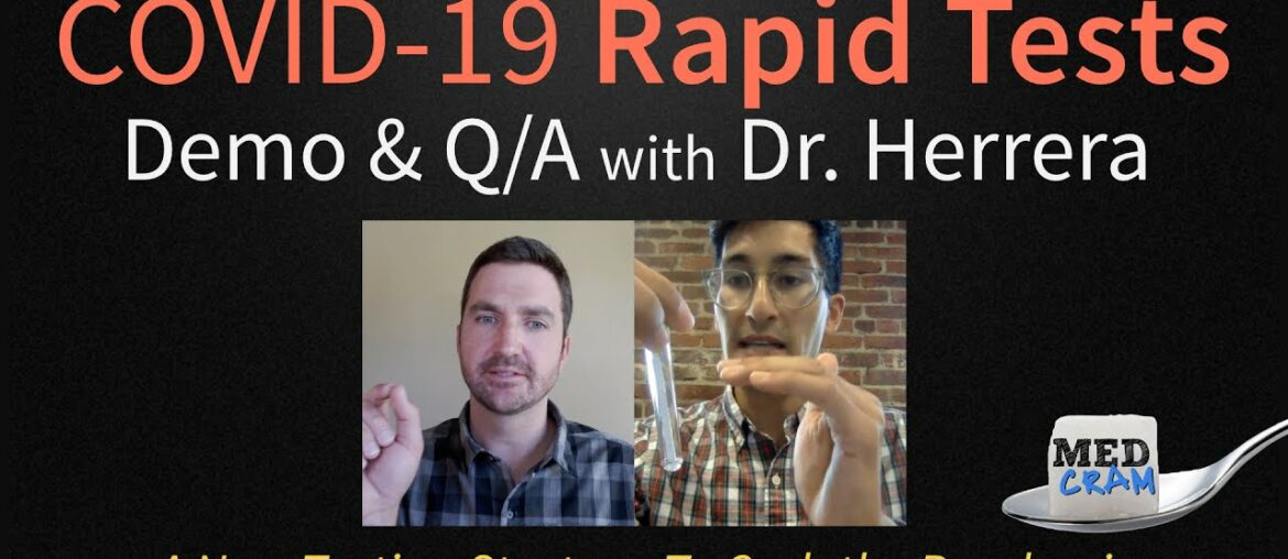 COVID-19 Rapid Tests Demo & Q/A with E25Bio Co-Founder Dr. Herrera (At Home Antigen Tests)