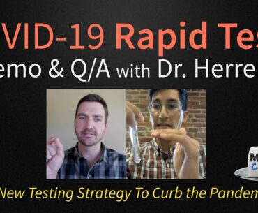 COVID-19 Rapid Tests Demo & Q/A with E25Bio Co-Founder Dr. Herrera (At Home Antigen Tests)